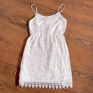🌷 Classic White Lace Summer Dress 🌷